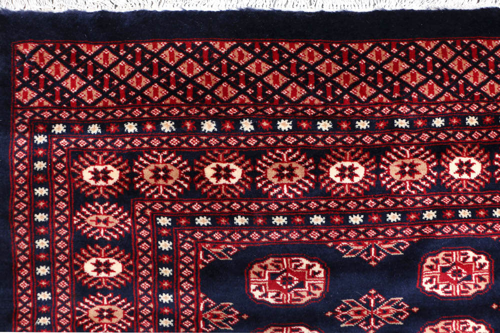 Midnight Blue Bokhara 8' x 9' 11 - No. 48467 - ALRUG Rug Store