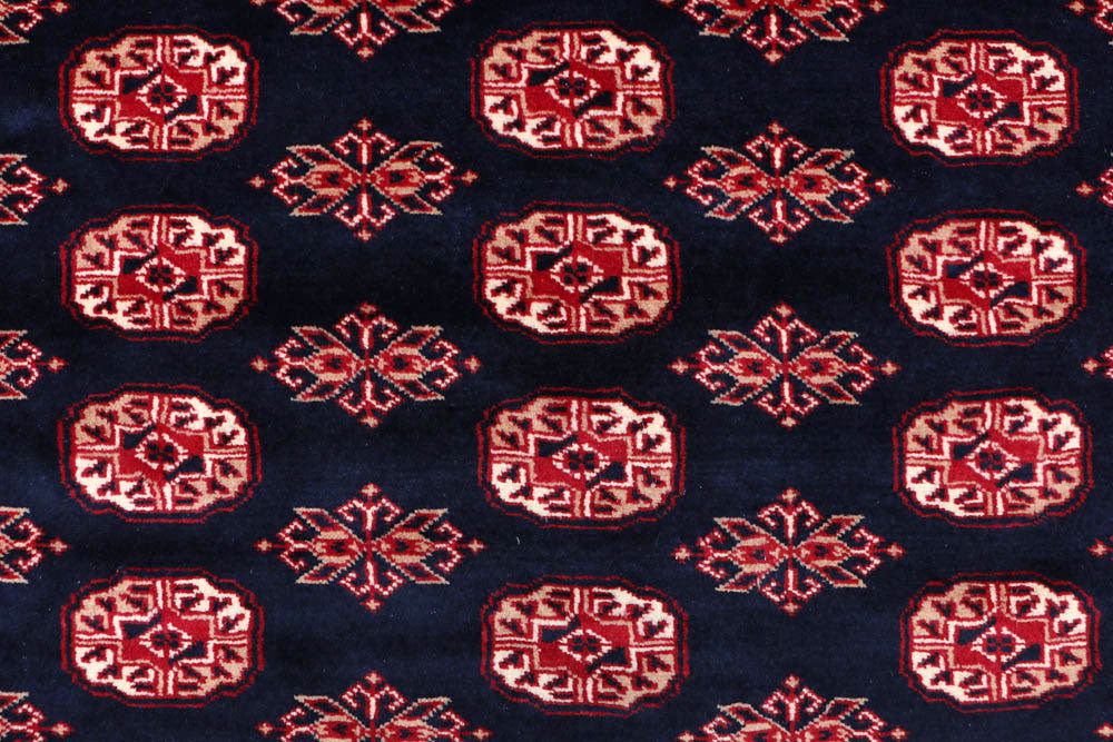 Midnight Blue Bokhara 8' x 9' 11 - No. 48467 - ALRUG Rug Store