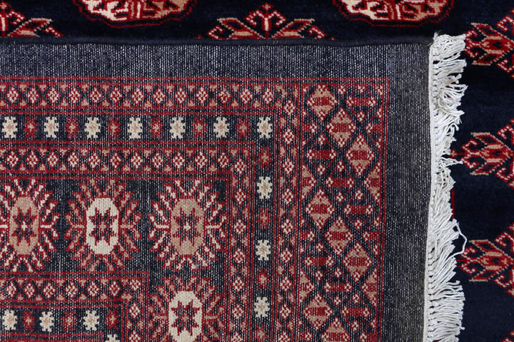 Midnight Blue Bokhara 8' x 9' 11 - No. 48467 - ALRUG Rug Store