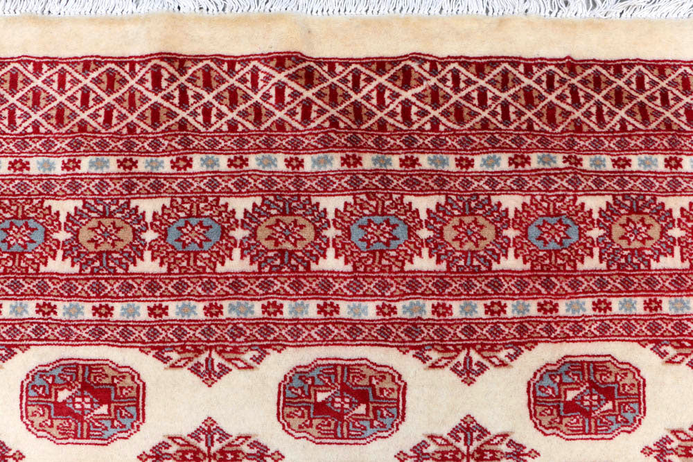 Cornsilk Bokhara 8' x 9' 10 - No. 48468 - ALRUG Rug Store