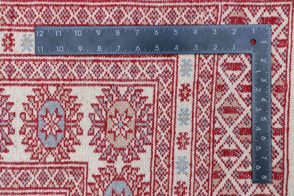 Cornsilk Bokhara 8' x 9' 10 - No. 48468 - ALRUG Rug Store
