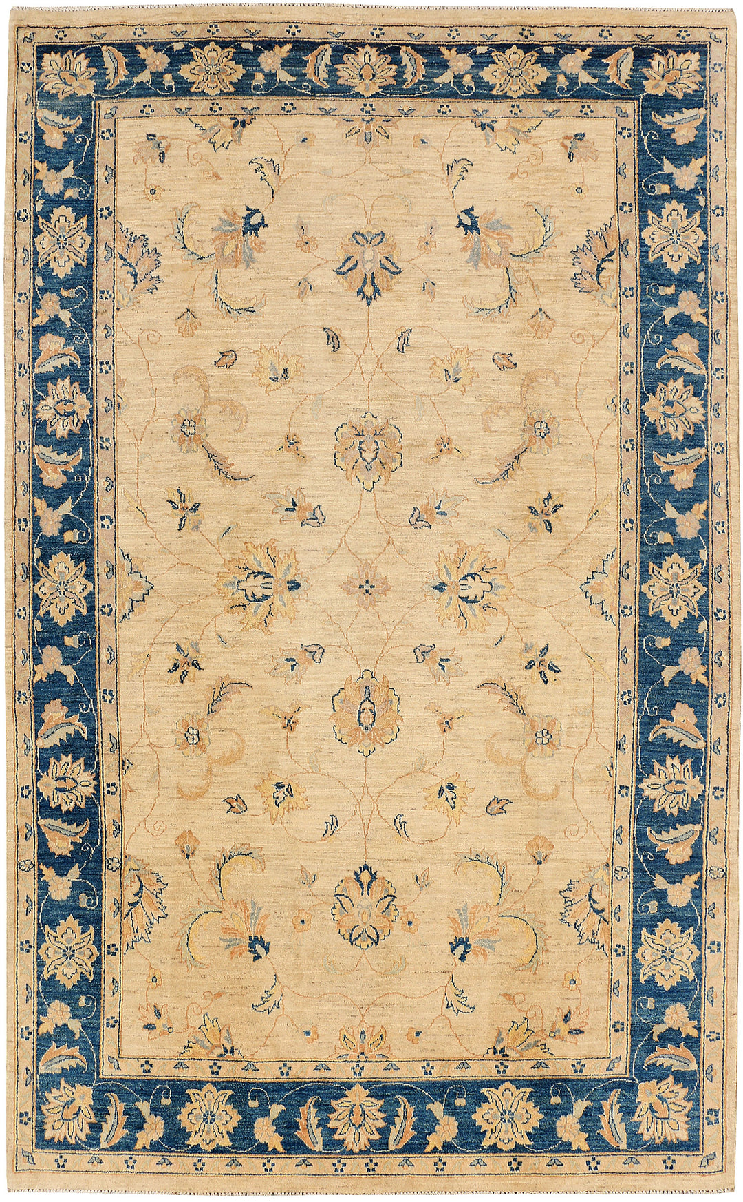 Wheat Ziegler 6' 5 x 10' 7 - No. 48470 - ALRUG Rug Store