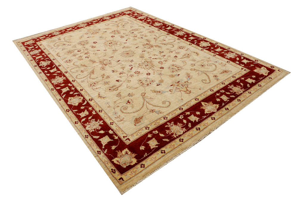 Wheat Ziegler 6' 7 x 9' 5 - No. 48471 - ALRUG Rug Store