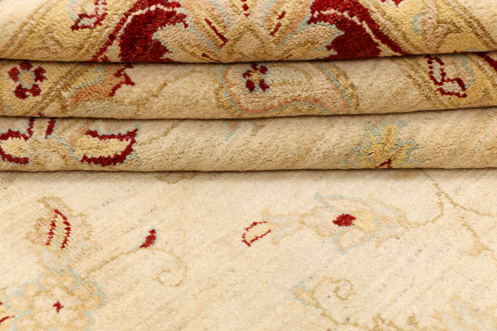 Wheat Ziegler 6' 6 x 10' 2 - No. 48473 - ALRUG Rug Store