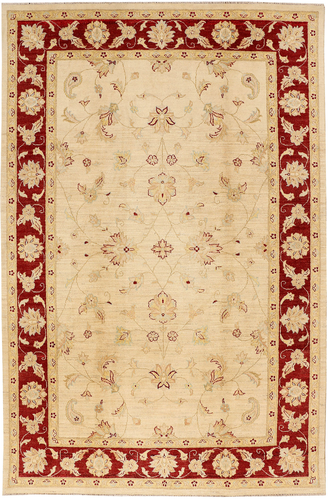 Wheat Ziegler 6' 6 x 10' 2 - No. 48473 - ALRUG Rug Store