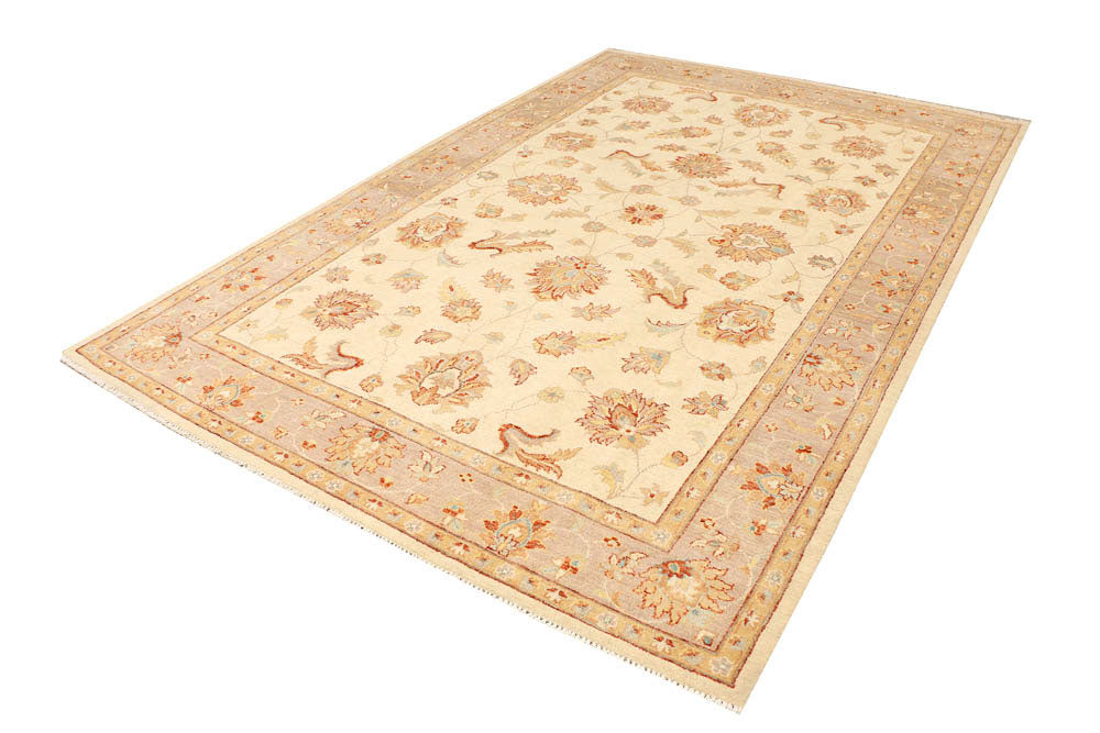 Wheat Ziegler 6' 7 x 9' 11 - No. 48474 - ALRUG Rug Store