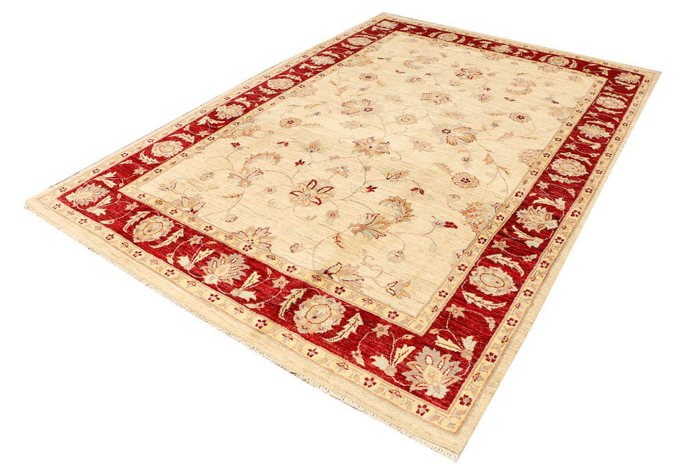 Wheat Ziegler 6' 7 x 9' 8 - No. 48479 - ALRUG Rug Store