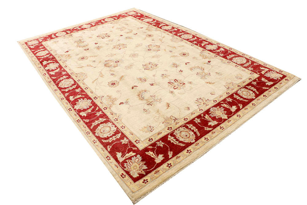 Wheat Ziegler 6' 7 x 9' 8 - No. 48479 - ALRUG Rug Store