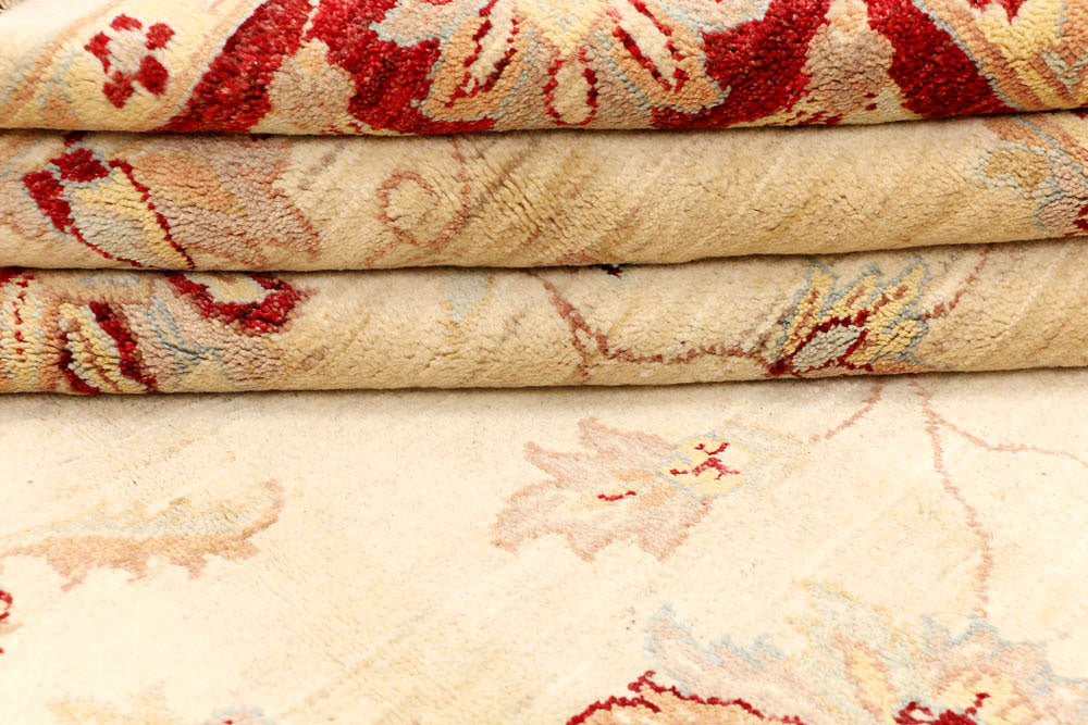 Wheat Ziegler 6' 7 x 9' 8 - No. 48479 - ALRUG Rug Store