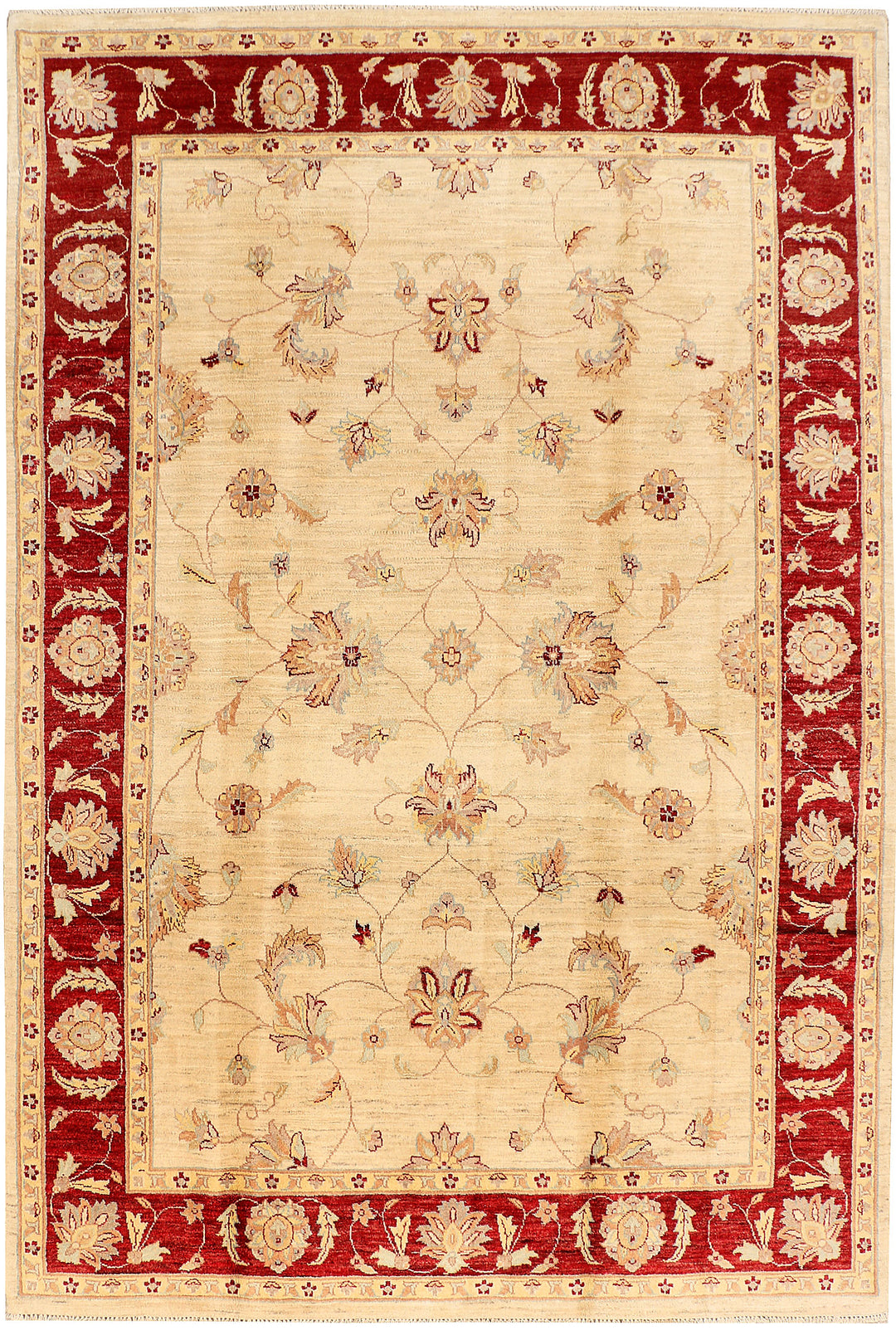 Wheat Ziegler 6' 7 x 9' 8 - No. 48479 - ALRUG Rug Store