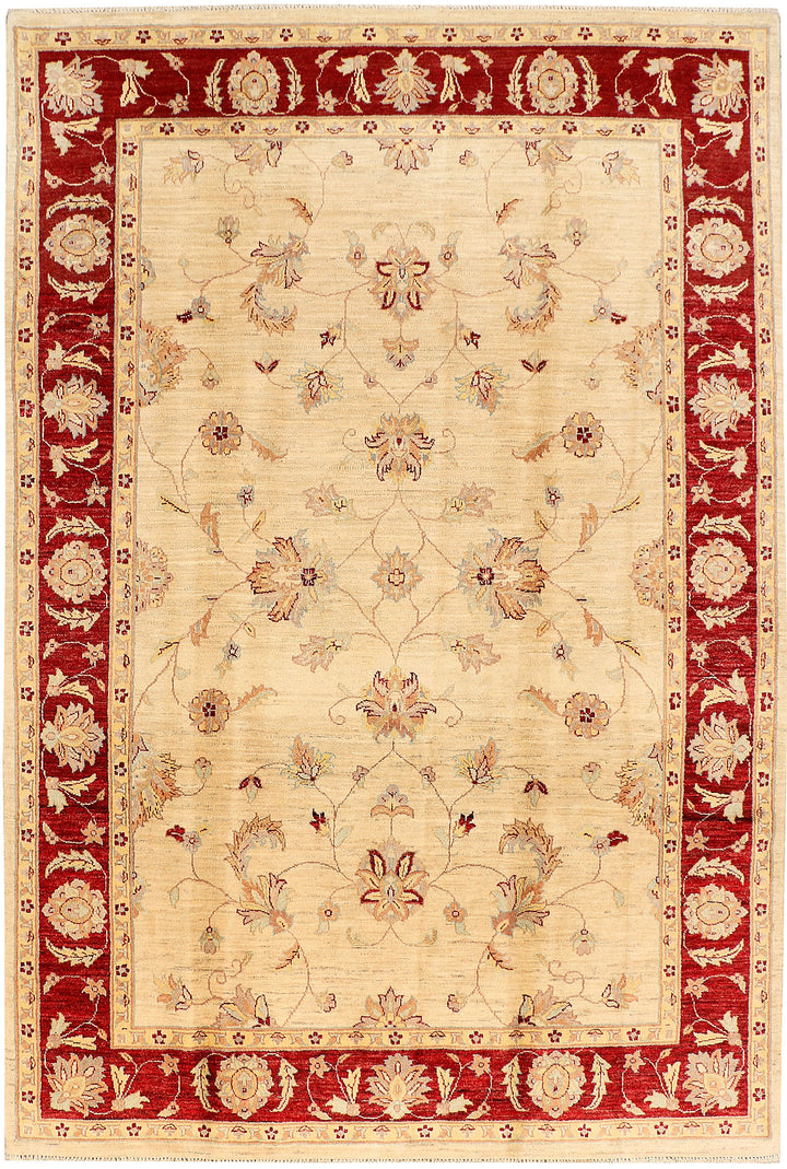 Wheat Ziegler 6' 7 x 9' 8 - No. 48479 - ALRUG Rug Store