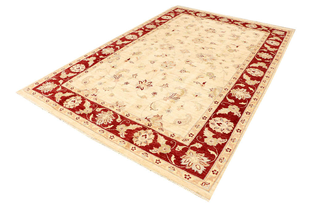 Wheat Ziegler 6' 5 x 9' 10 - No. 48481 - ALRUG Rug Store