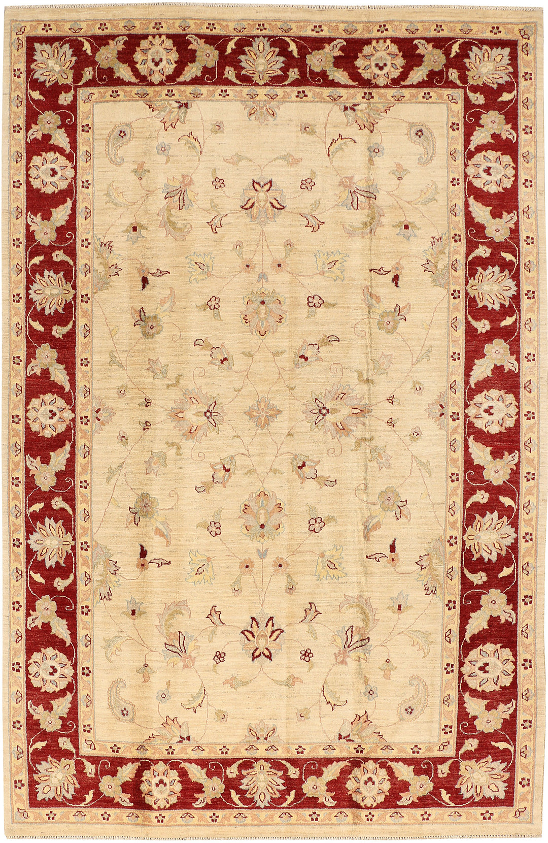 Wheat Ziegler 6' 5 x 9' 10 - No. 48481 - ALRUG Rug Store