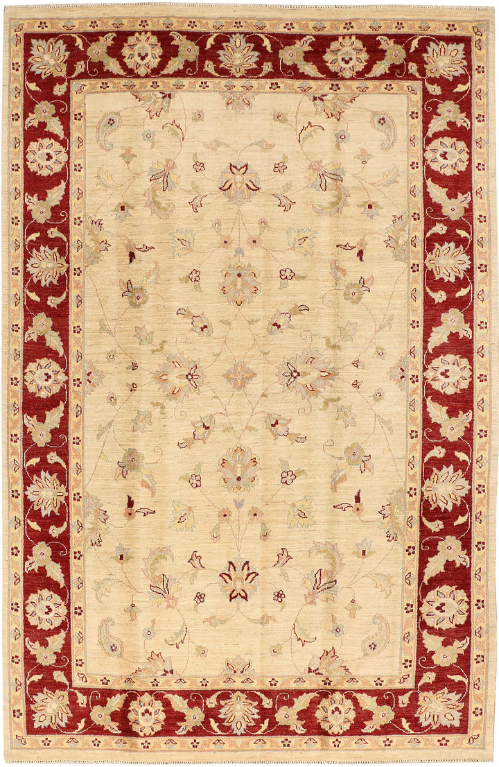 Wheat Ziegler 6' 5 x 9' 10 - No. 48481 - ALRUG Rug Store