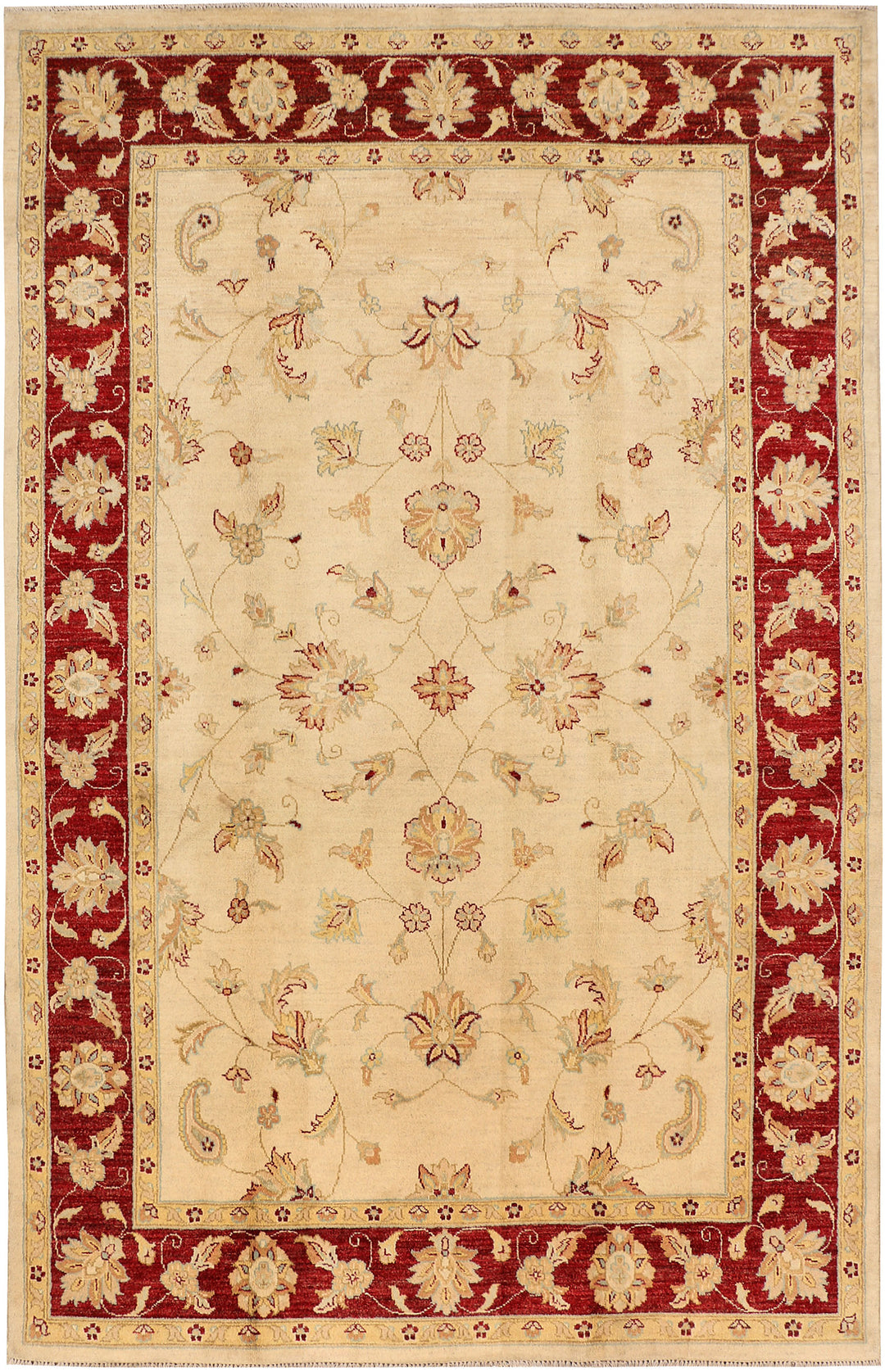 Wheat Ziegler 6' 6 x 10' 1 - No. 48484 - ALRUG Rug Store