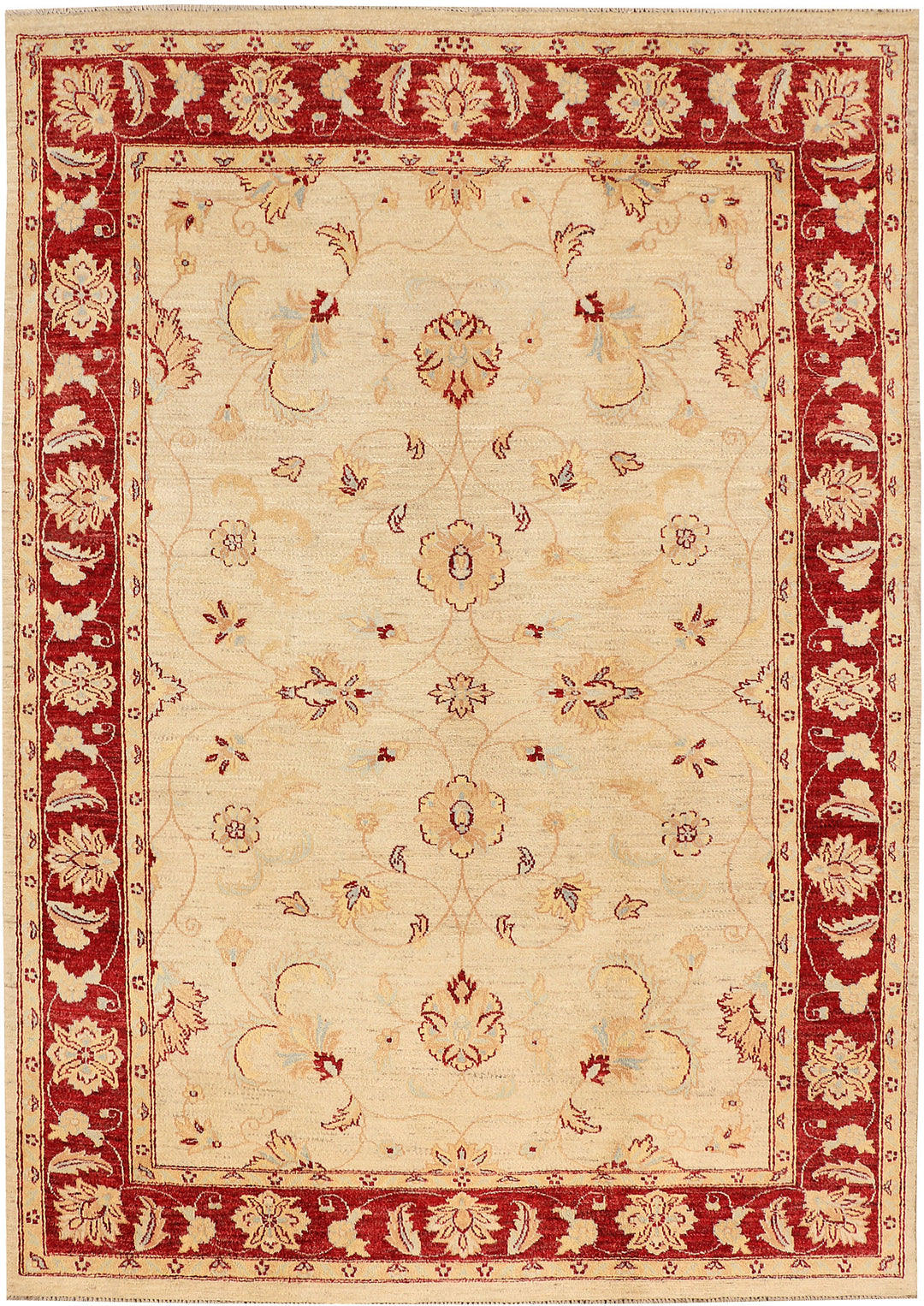 Wheat Ziegler 6' 6 x 9' 5 - No. 48486 - ALRUG Rug Store
