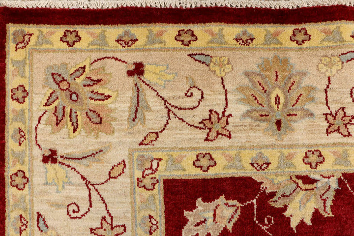 Maroon Ziegler 6' 6 x 6' 8 - No. 48488 - ALRUG Rug Store