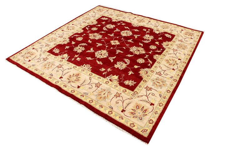 Maroon Ziegler 6' 6 x 6' 8 - No. 48488 - ALRUG Rug Store