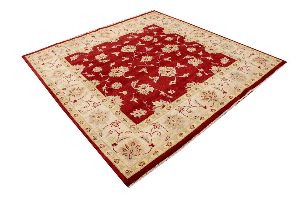 Maroon Ziegler 6' 6 x 6' 8 - No. 48488 - ALRUG Rug Store