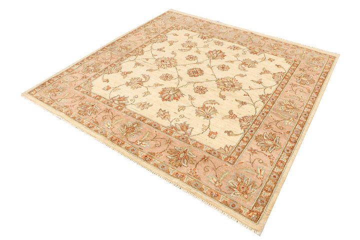 Bisque Ziegler 6' 5 x 6' 4 - No. 48489 - ALRUG Rug Store