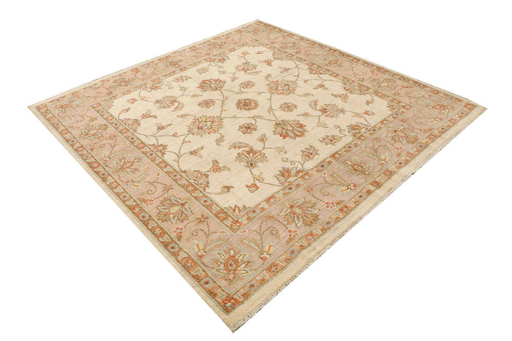 Bisque Ziegler 6' 5 x 6' 4 - No. 48489 - ALRUG Rug Store