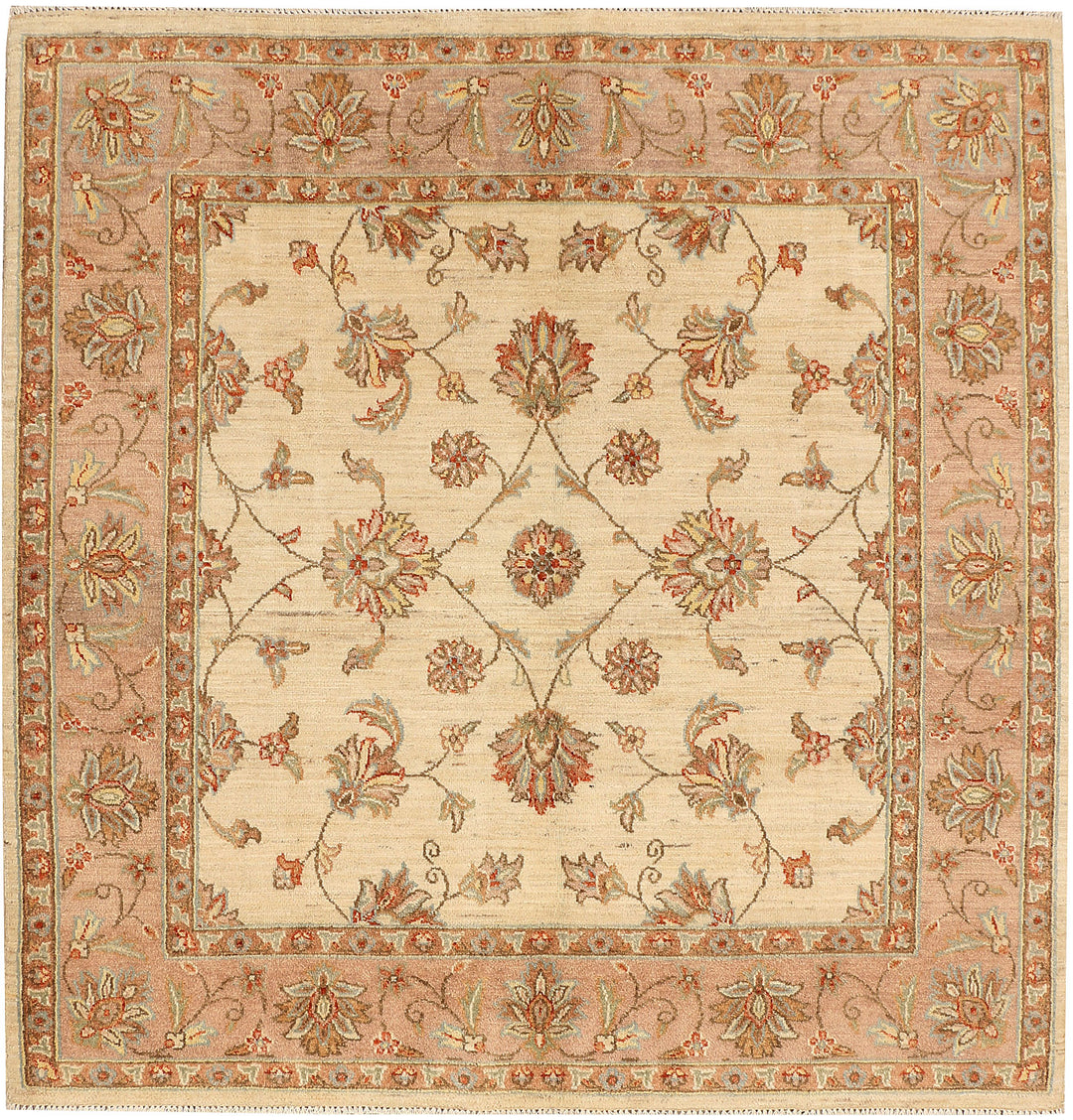 Bisque Ziegler 6' 5 x 6' 4 - No. 48489 - ALRUG Rug Store