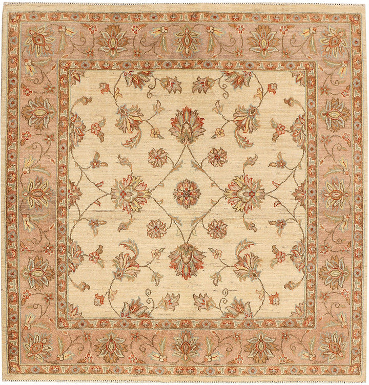Bisque Ziegler 6' 5 x 6' 4 - No. 48489 - ALRUG Rug Store
