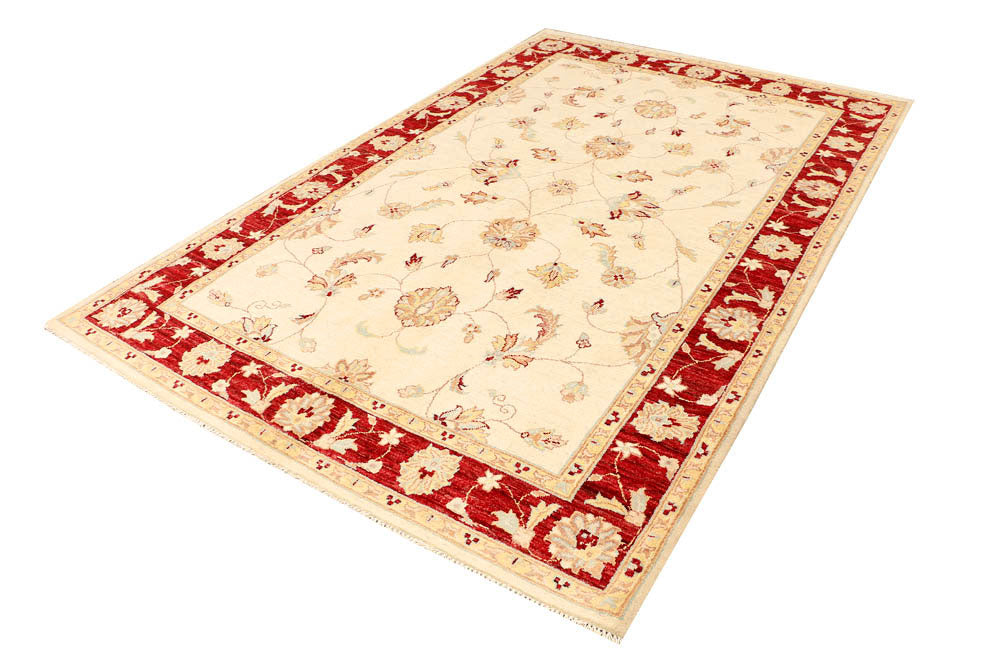 Wheat Ziegler 6' x 9' 3 - No. 48491 - ALRUG Rug Store
