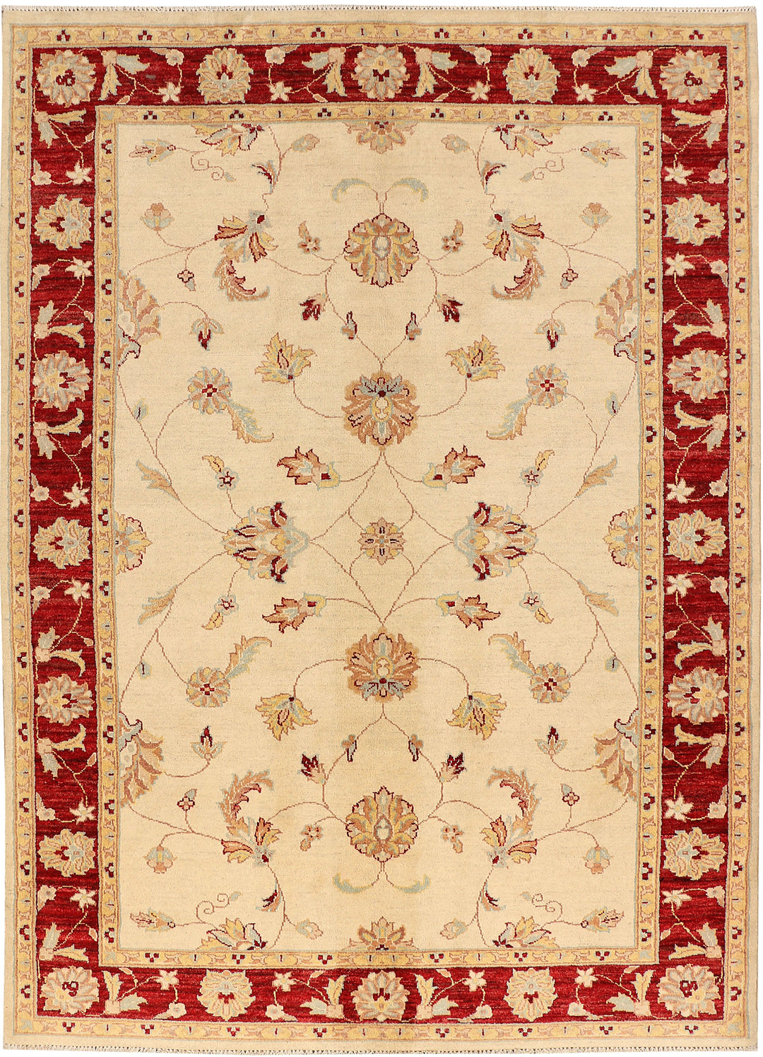 Wheat Ziegler 6' x 9' 3 - No. 48491 - ALRUG Rug Store