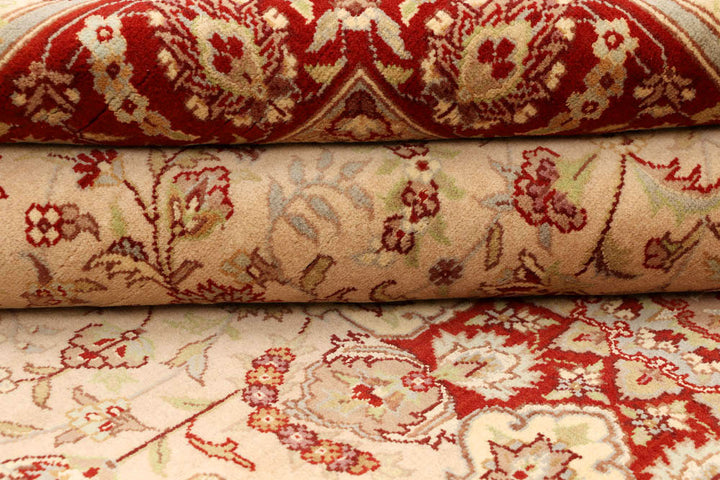 Bisque Ardibil 5' 7 x 8' 2 - No. 48493 - ALRUG Rug Store