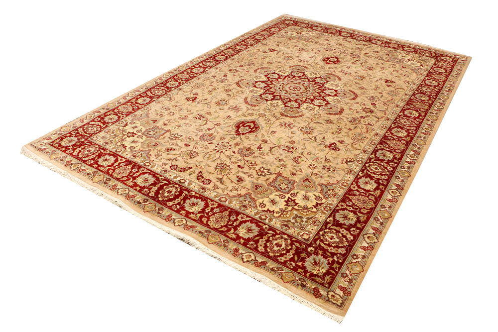 Tan Ardibil 6' 6 x 10' 1 - No. 48495 - ALRUG Rug Store