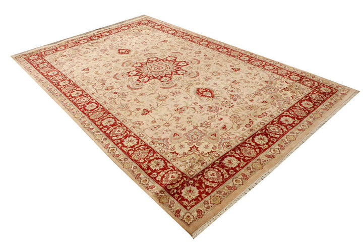 Tan Ardibil 6' 6 x 10' 1 - No. 48495 - ALRUG Rug Store