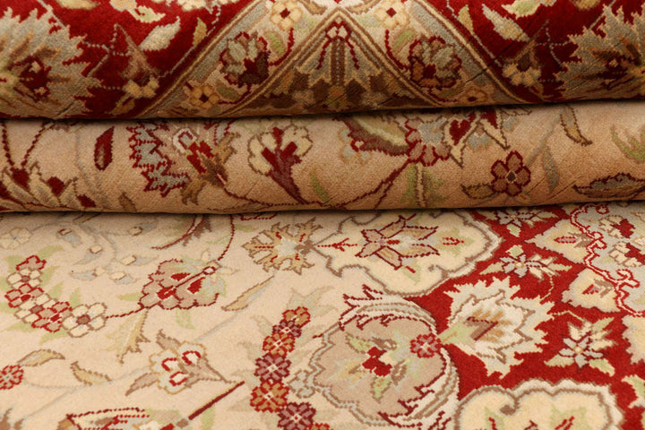 Tan Ardibil 6' 6 x 10' 1 - No. 48495 - ALRUG Rug Store