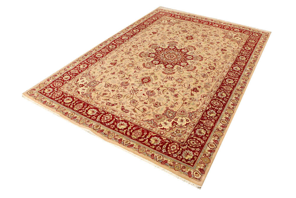 Tan Ardibil 5' 7 x 8' 1 - No. 48496 - ALRUG Rug Store