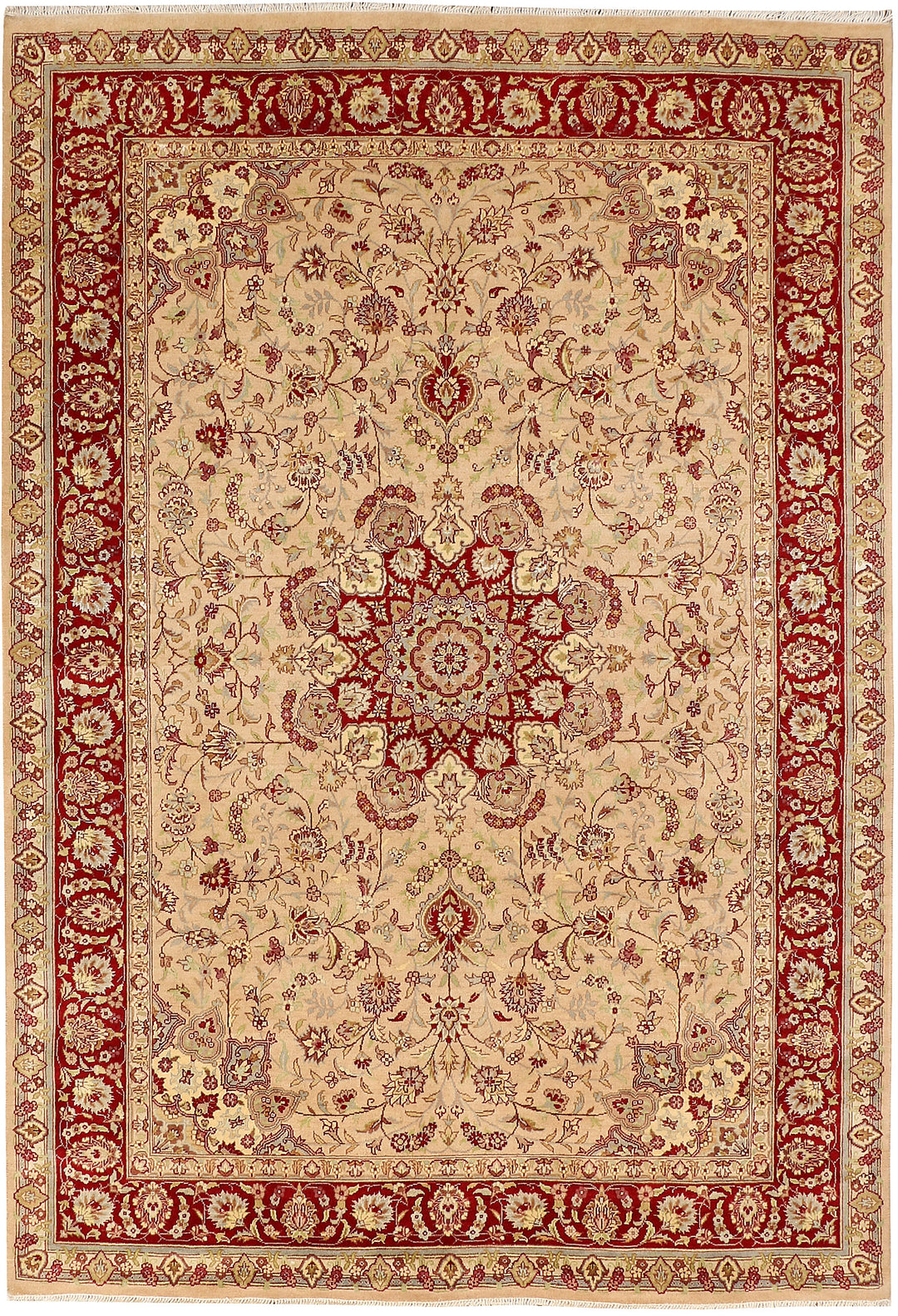 Tan Ardibil 5' 7 x 8' 1 - No. 48496 - ALRUG Rug Store