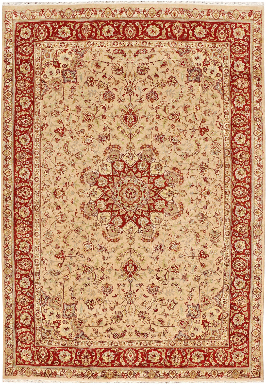 Tan Ardibil 5' 7 x 8' 1 - No. 48497 - ALRUG Rug Store