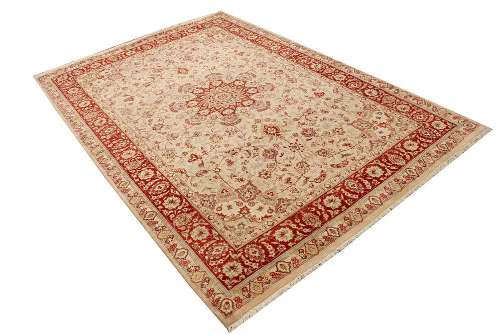 Tan Ardibil 5' 7 x 8' 2 - No. 48498 - ALRUG Rug Store