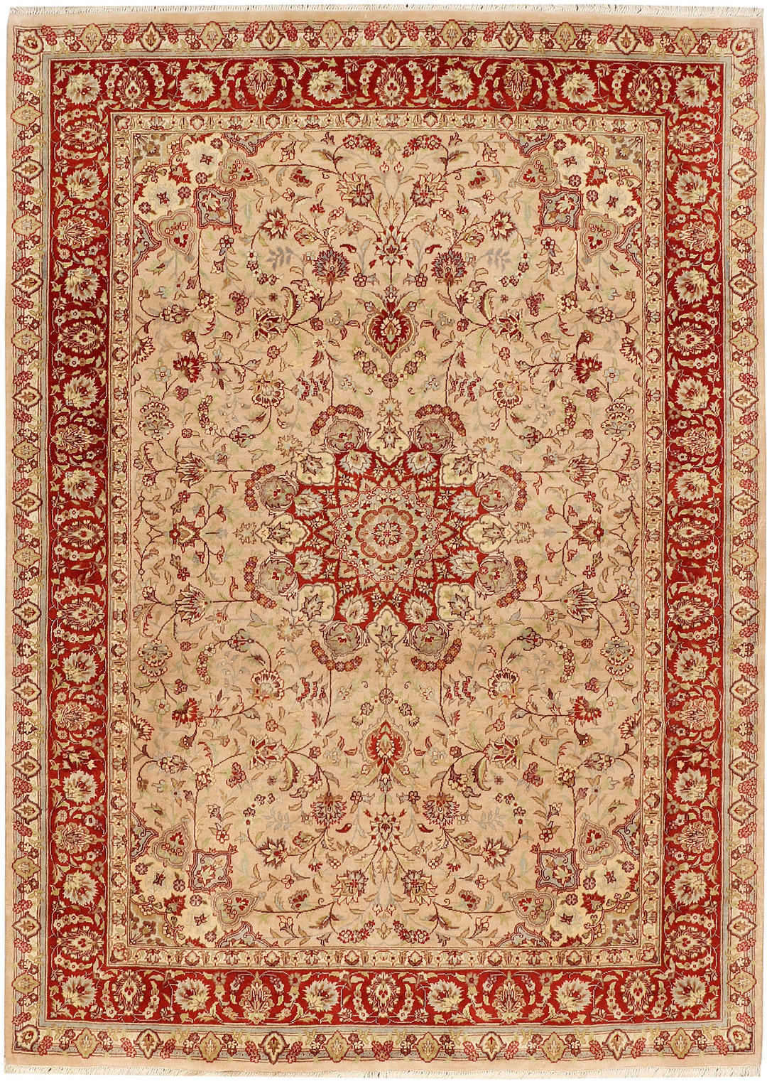 Tan Ardibil 5' 7 x 8' 2 - No. 48498 - ALRUG Rug Store