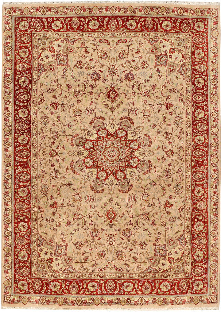 Tan Ardibil 5' 7 x 8' 2 - No. 48498 - ALRUG Rug Store