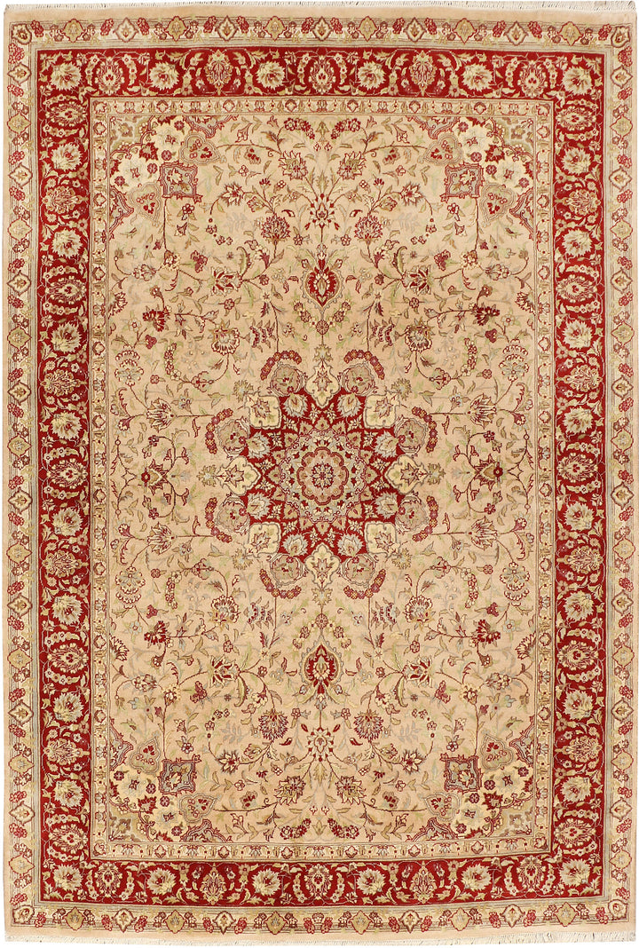 Tan Ardibil 5' 7 x 7' 11 - No. 48502 - ALRUG Rug Store