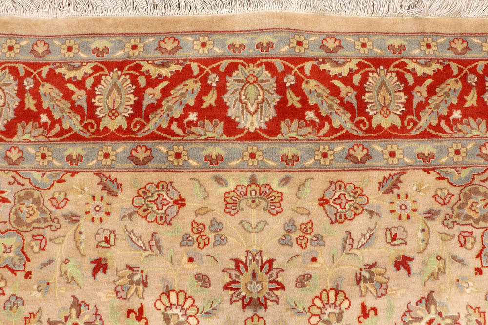 Tan Kashan 6' x 6' 1 - No. 48504 - ALRUG Rug Store