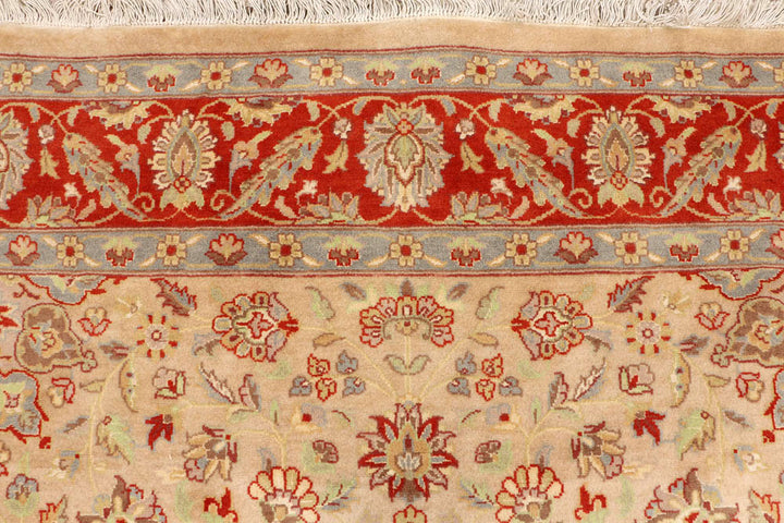 Tan Kashan 6' x 6' 1 - No. 48504 - ALRUG Rug Store