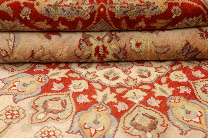 Tan Kashan 6' x 6' 1 - No. 48504 - ALRUG Rug Store