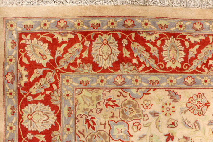 Tan Kashan 6' x 5' 9 - No. 48505 - ALRUG Rug Store