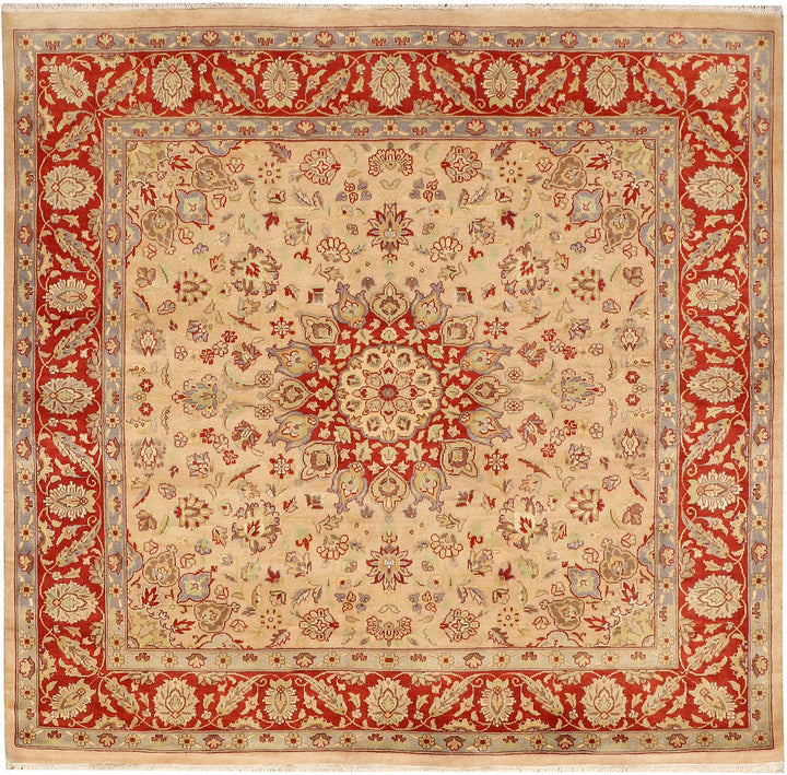 Tan Kashan 6' x 5' 9 - No. 48505 - ALRUG Rug Store