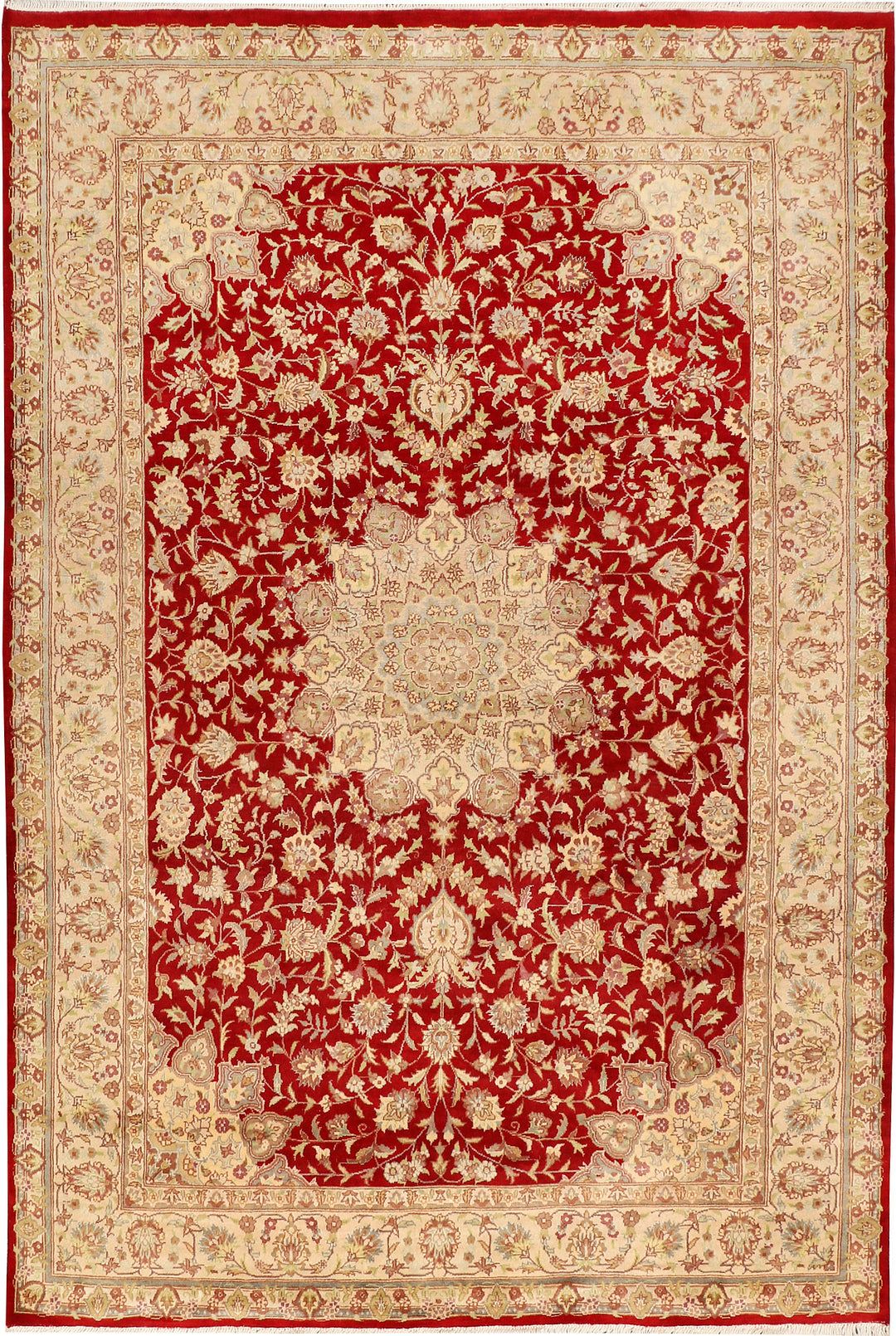 Firebrick Kashan 5' 7 x 8' 2 - No. 48506 - ALRUG Rug Store