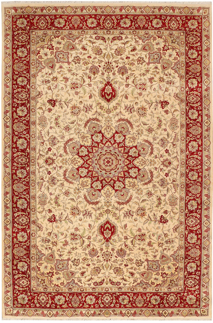Wheat Ardibil 6' 8 x 10' 1 - No. 48507 - ALRUG Rug Store