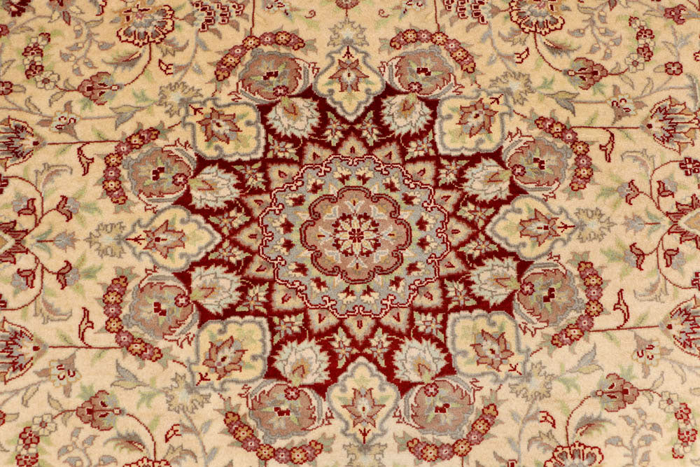 Tan Ardibil 6' 7 x 8' 2 - No. 48508 - ALRUG Rug Store