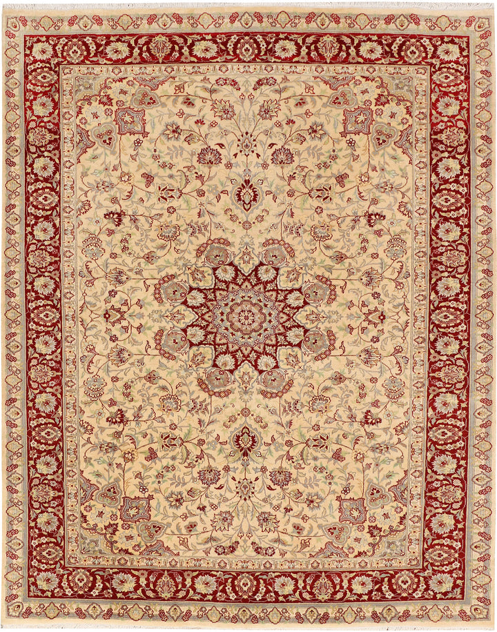 Tan Ardibil 6' 7 x 8' 2 - No. 48508 - ALRUG Rug Store
