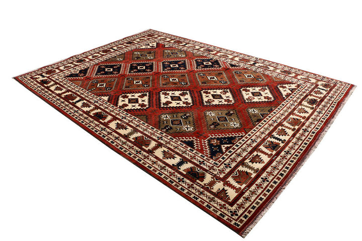 Brown Kargai 7' 1 x 9' 7 - No. 48584 - ALRUG Rug Store